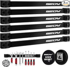 Magnetic Tool Holder Storage Organizer: 7-Piece Garage Wall Mount Rack Organization Strip Power Magnet Organizers Mounted Workbench Board Slatwall Van Hanger
