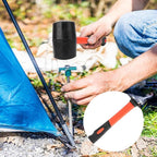 3 PCS Rubber Mallet Hammer, 16 oz Durable Rubber Hammer for Flooring Installation, Camping, Woodwork, and Tent Stakes
