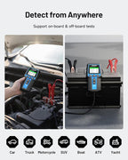 Car Battery Tester 24V 12V Load Tester, TOPDON BT200 100-2000CCA Automotive Alternator Tester Digital Auto Battery Analyzer Charging Cranking System Tester for Car Truck Motorcycle ATV SUV Boat Yacht