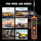 THIKPO Power Circuit Probe Tester Kit, 6V-24V DC Test Light, Automotive Circuit Tester Car Short Finder, Component Activation, Polarity Identify, Overload Protection, Voltage Tester 0.3v-80v