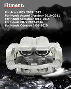 cciyu Front Right Brake Caliper Assembly w/Bracket 19B2959 For Acura For RDX,For Honda For Accord Crosstour/For Crosstour/For CR-V/For Odyssey