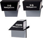 Complete Dovetail Guide Set – 1:6 & 1:8 & 45°/90° Magnetic Layout Tool for Precision Woodworking, Joinery, Cabinetmaking – CNC Aluminum Hand Saw Marker Kit