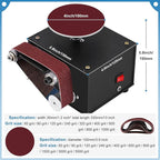 2 in 1 Mini Belt Disc Sander,4 Inch Sanding Disc Machine,1.18 x 13 inch Belt Sander 8000RPM for Knife Sharpening, Wood, Crafts, Metal, Stone, and Scissors Grinding
