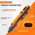 HARDELL Mini Cordless Rotary Tool 4V, 15000RPM 3-Speeds Rotary Tool, Type-C Charging, Multifunctional Accessories for Craving, Sanding, Grinding, Polishing, Small DIY Crafts, Resin Molding