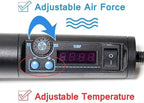 Heat-Gun-Vinyl-Heat-Shrink Rework Station iHGun-1 650W Accuracy Air Force and Temperature Adjustable LED Display