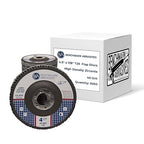 Benchmark Abrasives 4.5" x 7/8" Premium High Density Jumbo Zirconia Type 29 Flap Discs 4 1/2 for Angle Grinder, Sanding Discs, Finishing - Grinding Wheels 4 1/2 Inch (3000 Pack) - 40 Grit