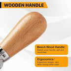 HONGDUI Wooden Mallet, Woodworking Brass Chisel Mallet, Woodworking Tools Wooden Hammer Carpentry Tools for Floor Furniture Tile