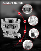 cciyu Rear Right Brake Caliper Assembly w/Bracket 18B4947 For Ford For Five Hundred/For Freestyle/For Taurus/For Taurus X,For Mercury For Montego/For Sable