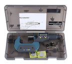 Accusize Industrial Tools 1-2''/25-50mm x 0.00005''/0.001mm 2 Key Electronic Digital Outside Micrometer, mm/inch, Metric/Imperial, Md71-0002