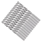 Drill Bit, 13/64" Cutting Diameter, 4241 HSS 118° Cutting Angle Uncoated Bright Versatile Jobber Bits - (Applications: for Drilling Plastic Wood Soft Metal), 12-Pieces