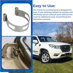 2" (50.8mm) Stainless Exhaust Tacking Band Clamp-On For Welding Fabrication