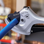 iCrimp Adjustable PVC Pipe Cutter Cuts up to 2-1/2", Heavy-Duty Aluminum Ratchet Pipe Cutter Tool, One-hand Operation Tube Cutter, PEX Cutting Tool for PEX, PVC, PPR Platic Hose and Plumbing Pipe