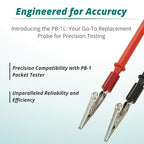 Excelta PB-1L Straight Replacement Probe, Precision Crafted for PB-1 Pocket Tester, Durable and Reliable, Made in USA, Ideal for Meters Group, Professional