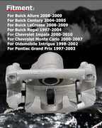 cciyu Rear Left Brake Caliper Assembly w/Bracket 18B4644 For Buick For Rendezvous,For Chevy For Venture,For Oldsmobile For Silhouette,For Pontiac For Aztek/For Montana