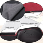 5 Pack Canvas Zipper Tool Bag Set, 13.3" x 9.4" 14oz Heavy Duty Waterproof Multipurpose Utility Multi Tool Storage Pouch Case for Organizing and Sorting Household Tools, Spare Parts (5 Colors)