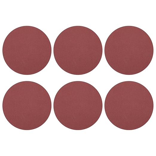HARFINGTON 20 Pcs 6 Inch Sanding Disc 180 Grit Hook and Loop Sandpaper Random Orbital Sander Pads for Woodworking Automotive Metal Polishing