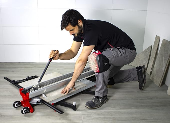 RUBI | Manual Tile Cutter TZ -850 | Professional Ceramic Tile Cutter Ideal For Intensive Cutting up to 33 7/16" | Robust Chassis Guides and Breaking System