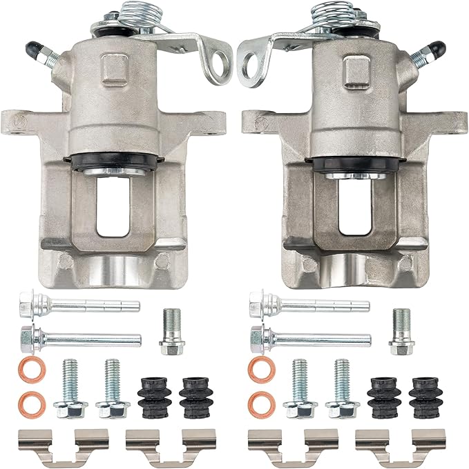 Torchbeam 2PCS Rear Driver Passenger Side Brake Caliper For Volkswagen Audi for 1998-2000 Beetle, 1999-2002 Cabrio, Disc Brake Caliper Assembly 192570+192571