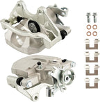 Torchbeam 2PCS Rear Driver and Passenger Side Brake Caliper For Buick Cadillac for 2006-2011 Lucerne, 2006-2011 DTS, Disc Brake Caliper Assembly with Bracket Replace # 18B5014+18B5015
