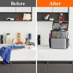 Lifewit Mesh Shower Caddy Bag Portable College Dorm Room Essentials Caddy Tote Basket for Bathroom, Gym, Travel, Camping Quick Dry Hanging Shower Organizer Toiletry Bag for Women Wen, Medium, Gray