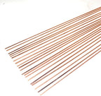 Brazing Rods Phosphor Copper 15% Silver Nitrate Sticks Copper Solder Kit Alloys Flat Industry Welding Rods for Air-conditioners, Refrigerators Pipe Gas and Freezers Storage HVAC(15% Silver Bcup-5)