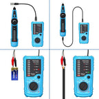 Network Cable Tester, Digital Signal Line Finder with Probe Tone, Ethernet LAN Network Cat5 Cat6 Cable Maintenance Collation, RJ11 RJ45 Cable Tracer, Telephone Line Test