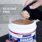 ABRO Superior Performance Rubbing Compound, 10 oz., Buffing Compound for Oxidized Finishes, Smooth, Reflect, Clean