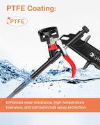 2pcs Foam Gun, Expanding Foam Spray Gun with Extension Tube, PU Foam Gun Applicator, No-Clean Foam Spray Gun, Teflon Coated Foam Gun for Caulking Foam Gun, Gap Filler Spray Gun