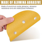 6 Inch - 6 Hole Hook and Loop Sanding Discs 180 Grit, Random Orbital Sandpaper for Automotive and Woodworking - 100 Pack
