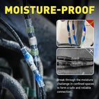 haisstronica 220 PCS Solder Seal Wire Connectors with Heat Gun Kit - Solder Sticks Wire Terminals Waterproof Electrical Connectors for Automotive, Marine, Wiring Repair