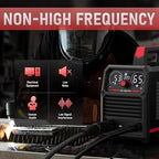 YESWELDER Plasma Cutter 65Amp Non-High Frequency Non-Touch Pilot Arc, Digital Display DC Inverter 110/220V Dual Voltage Blowback Plasma Cutting Machine CUT-65DS PRO