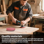Sanding Belts and Sanding Discs Set - 10 Pack 4x36 Inch Aluminum Oxide Belts(80/120/150/240/400 Grit) and 10 Pack 6-Inch Self-Adhesive Discs (80/100/120/180/240/400 Grit) for Wood, Metal Polishing