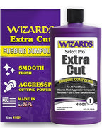 Wizards Select Pro Extra Cutting Compound Step 1 Perfect Match - Car Scratch Remover with Aggressive Cutting Action - Best Used with Wool or White Foam - Safe to Use During Car Paint Scratch Repair