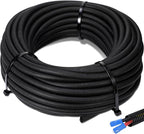 Sasylvia 2" x 15 ft Split Wire Loom Tubing Automotive Wire Loom Assortment Split Cable Sleeves Bulk Flexible Electrical Conduit Protective Kit