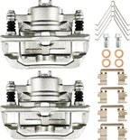 Torchbeam Front Brake Calipers Set for Fit Honda 2009-2012 2015-2020 Fit, Honda 2013 Fit 1.5L, Honda 2011-2015 CR-Z, Front Left and Front Right Calipers Replace # 19B6039+19B6038