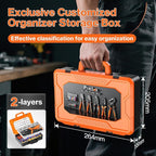 Preciva Crimping Tool for Insulated Terminals Wire Connectors, AWG20-10 Ratchet Crimper with 425 Pcs Insulated Terminals Connectors