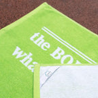 Luzia Workout Towels with Motivational Quotes for Sweat (Pack of 4) - mot-to Lightweight and Super Absorbent for Exercise, Sports, Workout, Fitness, Gym, Yoga, Running and Travel (Green)
