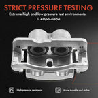 A-Premium Disc Brake Caliper Assembly with Bracket Compatible with Select Chevy and GMC Models - Silverado 2500 HD/3500 HD/Sierra 2500 HD/3500 HD 2011-2019, Suburban 3500 HD 2016-2019 - Front Driver