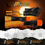 Pumpkin Scraper Glove – As Seen On Shark Tank - Mess Free and Fun Pumpkin Carving Kit – Carve and Clean Jack-O-Lantern Guts with Ease and Zero Mess on Your Hands! (Kids Kit)