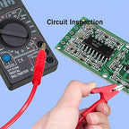 Banana Plug to Alligator Clip,Test Leads with Alligator Clip,4mm Banana Plug Test Leads for Battery Test, Multimeter Test, Electrical Test,12AWG 5.9Ft 2PCS.