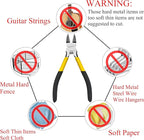 BOOSDEN 5" Wire Cutters, 5 Pack, Precision Cutting Pliers, Ultra Sharp Wire Snips Wire Clippers, Spring Loaded Flush Cutter, Diagonal Cutting Pliers for Jewelry Making Crafting, Wire Cutters Set