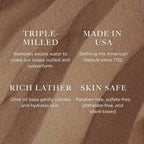 Caswell-Massey Men’s Bar Soap Gift Set - Number Six Scent - Triple-Milled Moisturizing Body Soap Bars for All Skin Types, Plant-Based Formula with Essential Oils, Made in USA, 3 x 5.8 oz
