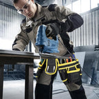 Tool Belt Bag Utility Belt Adjustable Pockets Tool Belts Detachable Work Pouch Bag Heavy Waist Apron Versatile Pouch for Electrician