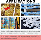 Zhushan Cable Tie Gun,Automatic Tightening and Cutting Tool Gun Cable Tie Pliers Fast Binding Wire Binding Gun