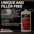Malco Buff Lite II Finishing Crème – One-Step Professional Cutting, Polishing and Finishing Compound/Removes Brush Marks, Car Wash Scratches, and Snow Brush Scratches / 1 Gallon (114101)