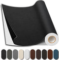 Shagoom Leather Repair Patch, 35X79 Inch Repair Patch Self Adhesive Waterproof, DIY Large Vinyl Patches for Couches, Furniture, Kitchen Cabinets, Wall （Black, 35X79 Inch）