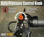 AWF PRO 29 oz Dual Thrust Caulk Gun - 25:1 or 12:1 Thrust Ratio, Dripless, Rotating Barrel, Comfort Grip, with Built-In Puncture Tool, Pack of 6