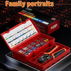 PEBA Ferrule Crimping Tool Kit, Square Pliers AWG28-7 & 28 Sizes Ferrules(AWG24-8) for Electrical Wiring/DIY Terminals | Self-Adjusting Ratchet Crimper - Copper Ferrule Kit