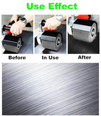 Surface Conditioning Tool Drum 4.7" x 4" Stainless Steel Wire Brush Drum (0.29mm Wire) Abrasive Wire Wheel for Metal Surface Polishing Grinding Removing