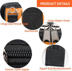 Tool Bag 13 Inch Waterproof Orange Tool Organizer with Wide Mouth and Shoulder Strap for Power and Small Hand Tools Oxford Cloth Fabric(18 Pockets)